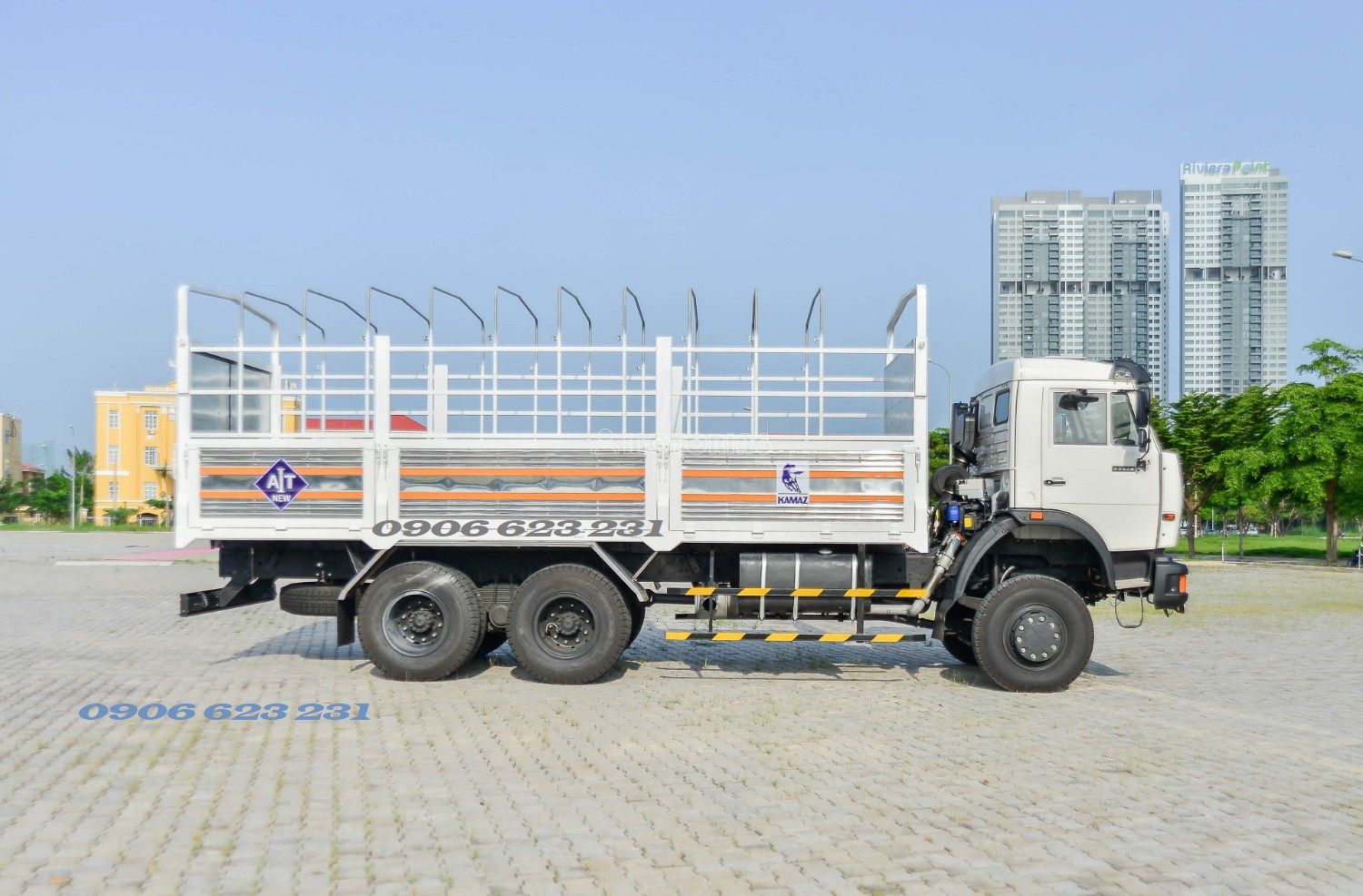 Kamaz tải thùng Kamaz 3 cầu 6x6 2019 ảnh 3