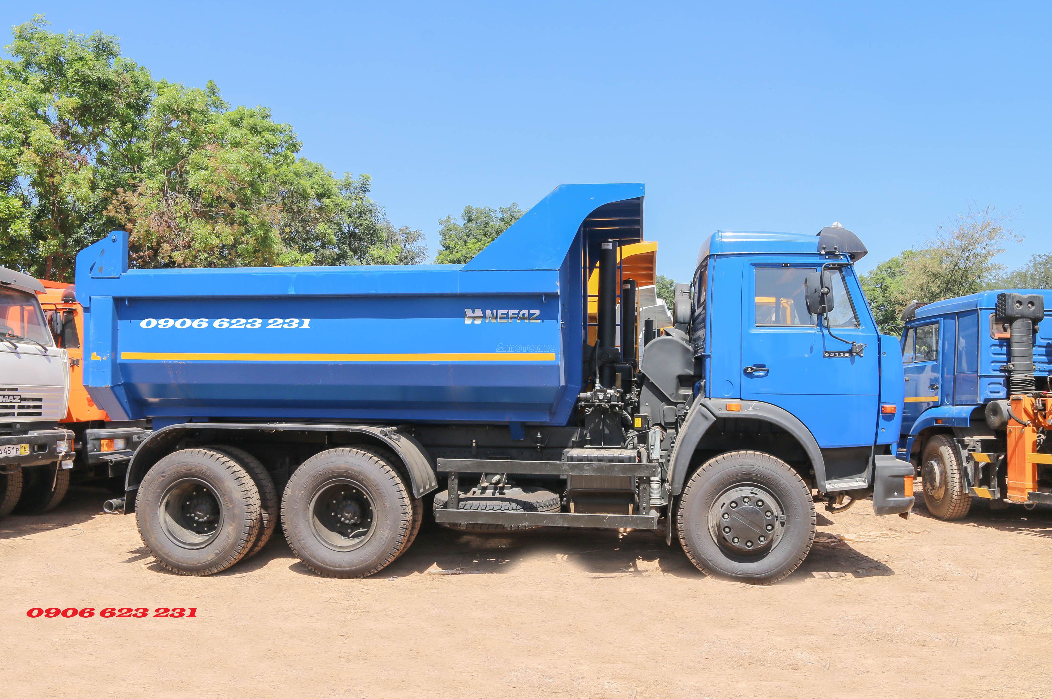 Kamaz Xe ben  Kamaz 15 tấn 65115 (Euro3) Ga cơ thùng vuông 2016 ảnh 5