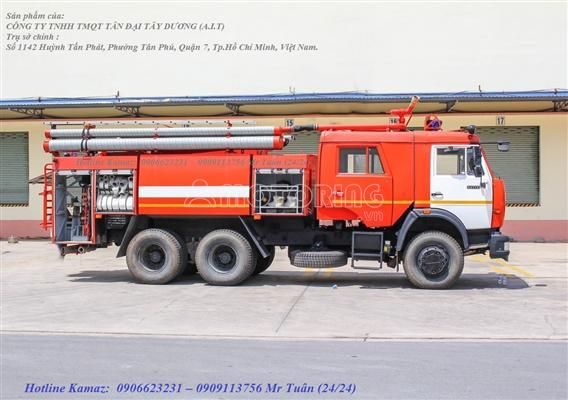 Kamaz Xe Cứu hỏa Kamaz  (bồn 8m3) 2020 ảnh 5