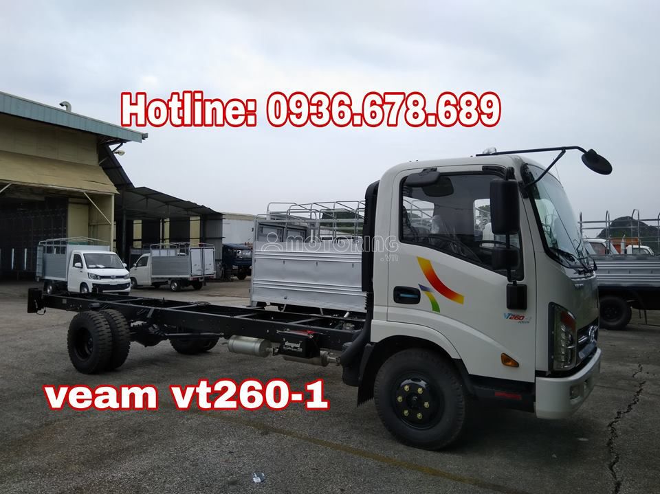 VEAM VT260-1 thùng dài 6m 1.95 tấn động cơ Isuzu