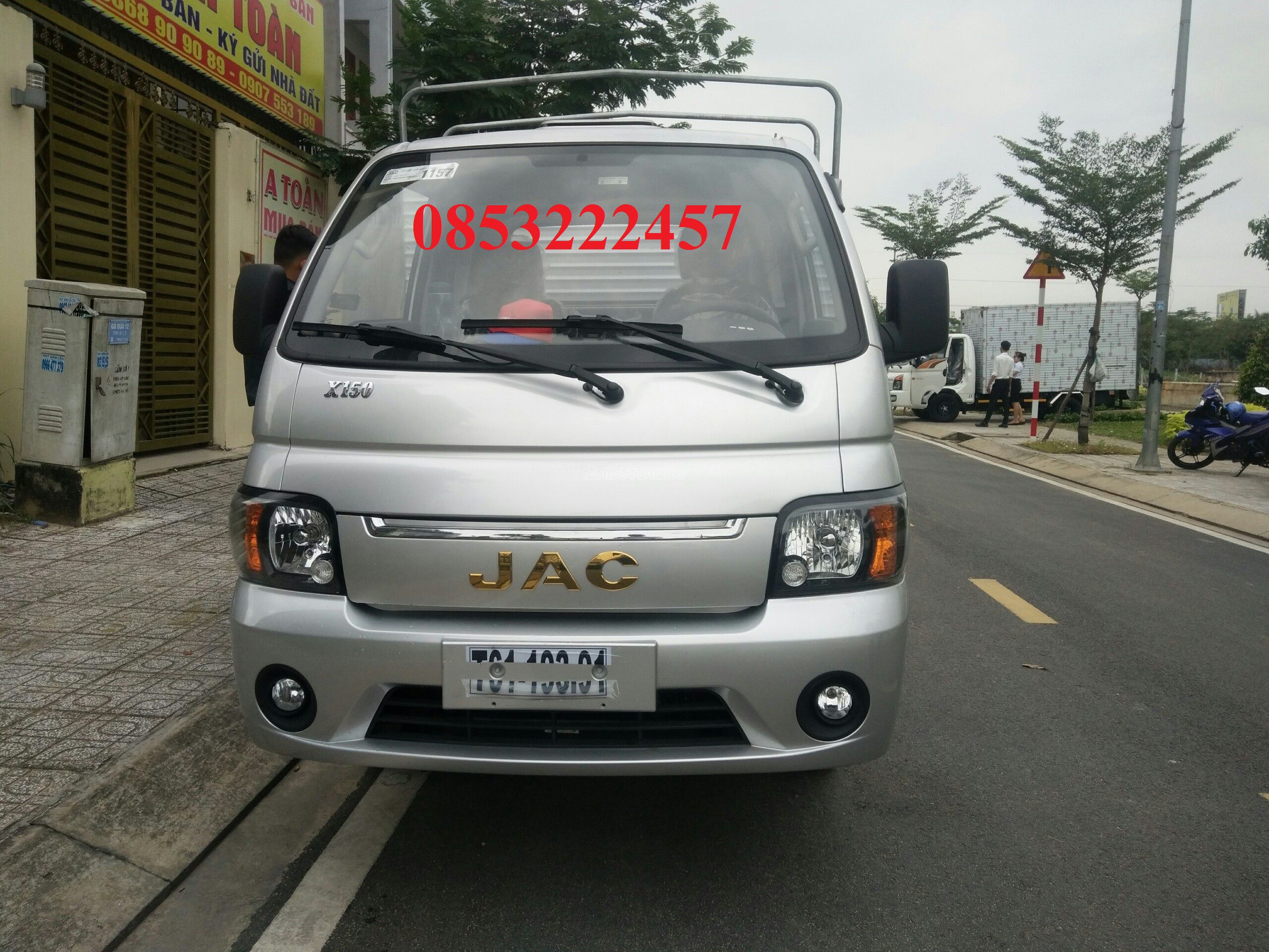 JAC x150 thùng bạt  động cơ công nghệ isuzu