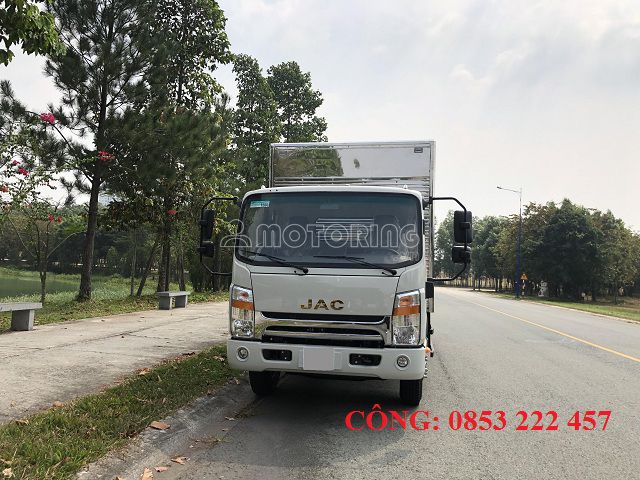 JAC 6 tấn 5 thùng kín (N650) - máy mỹ 3.8l - hỗ trợ trả góp cabin đôi