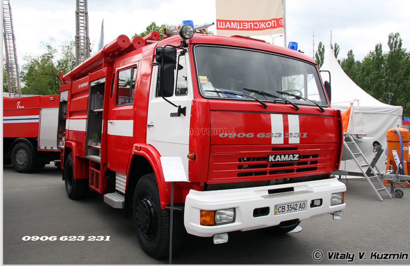 Kamaz Xe cứu hoả AC 5.0-40 (5m3) Euro4
