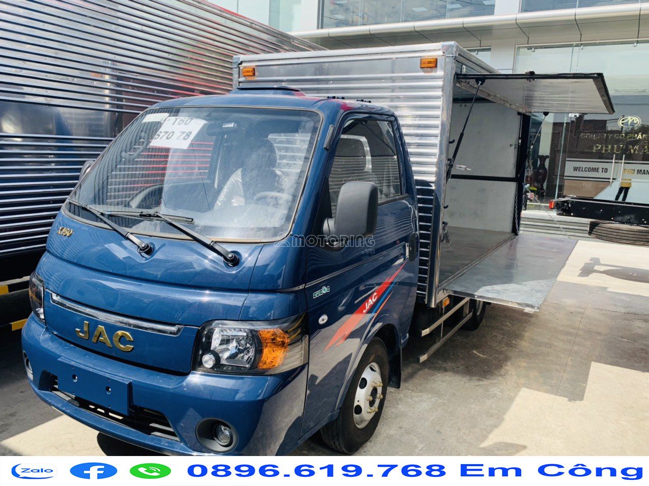 JAC 1 tấn 5 thùng kín cánh dơi 2021 ảnh 2