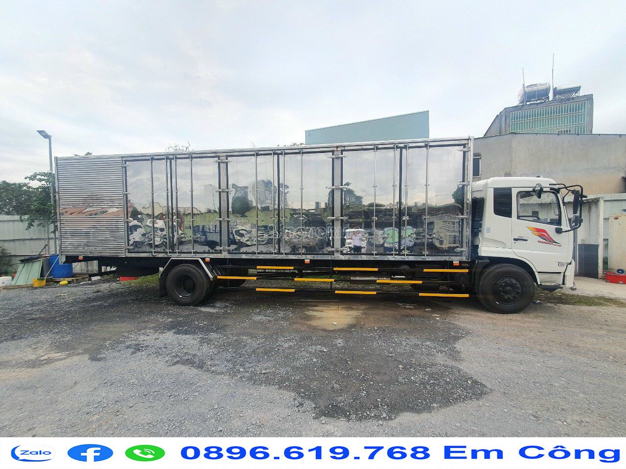 Dongfeng 8 tấn thùng kín dài 9m7 trả góp 2021 ảnh 2