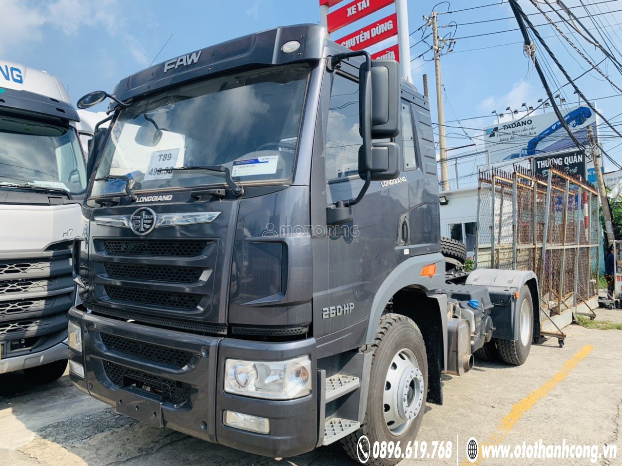 Faw đầu kéo 1 cầu giao ngay tại Bình Dương máy 260hp mạnh mẽ