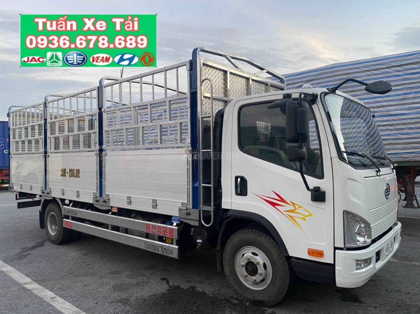 Faw Tiger 8 tấn TG80000 thùng 6.2M máy Weichai 140