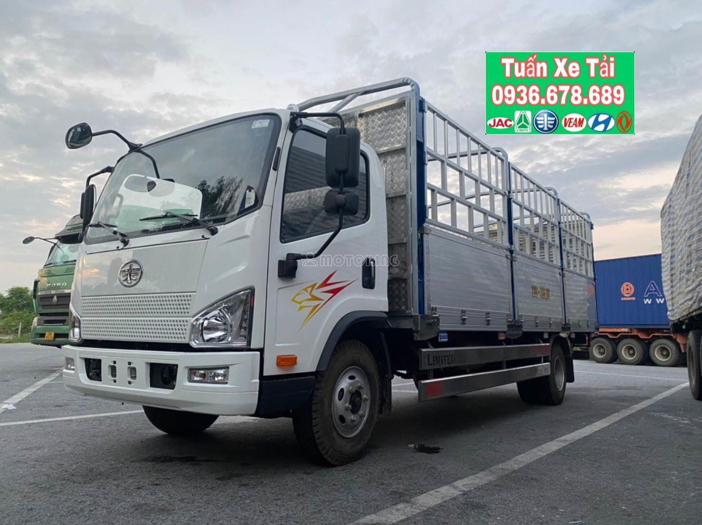 Faw Tiger 8 tấn TG80000 thùng 6.2M 2022 ảnh 2