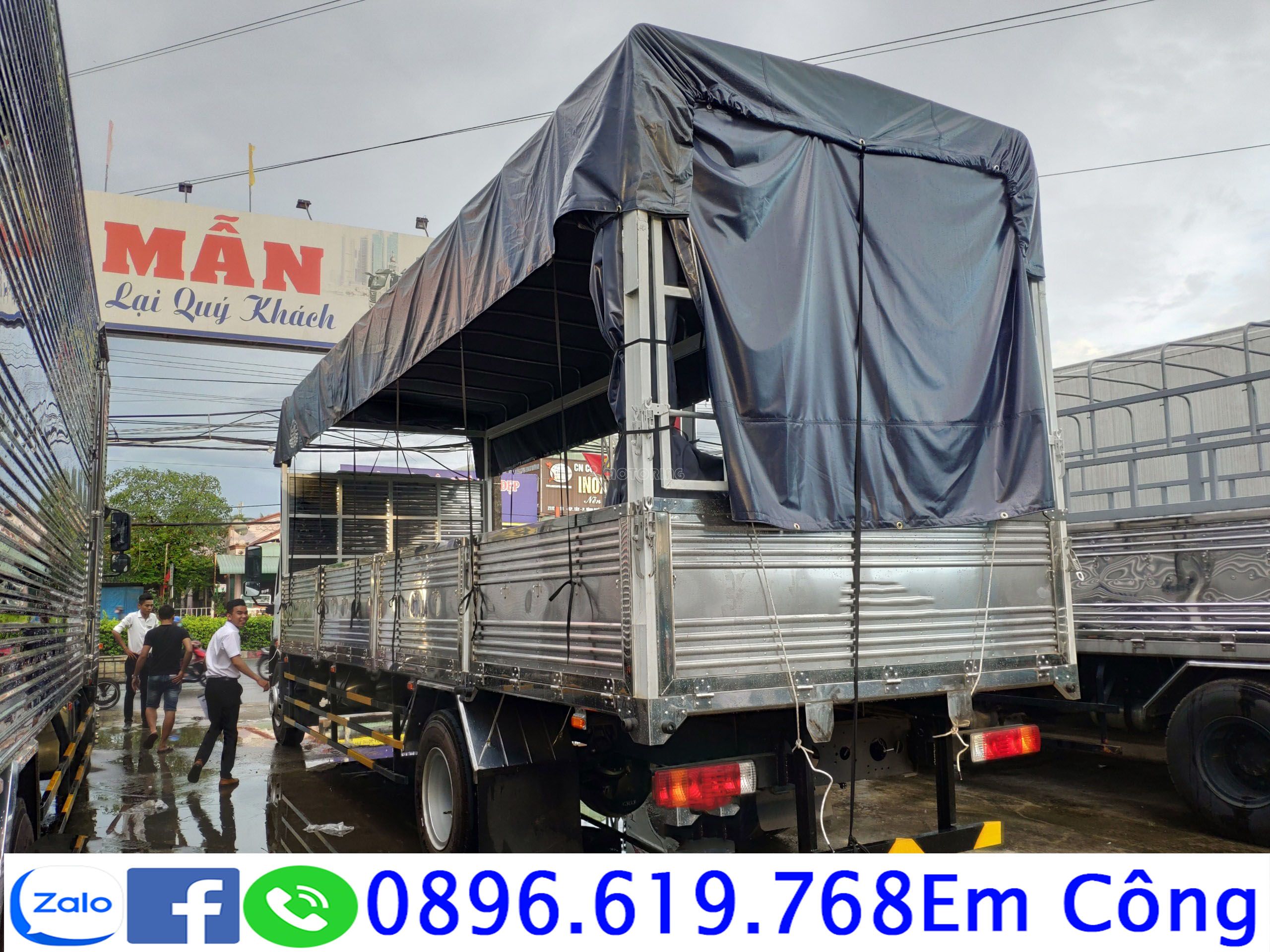 Faw 9 tấn thùng 8m3 2021 ảnh 2