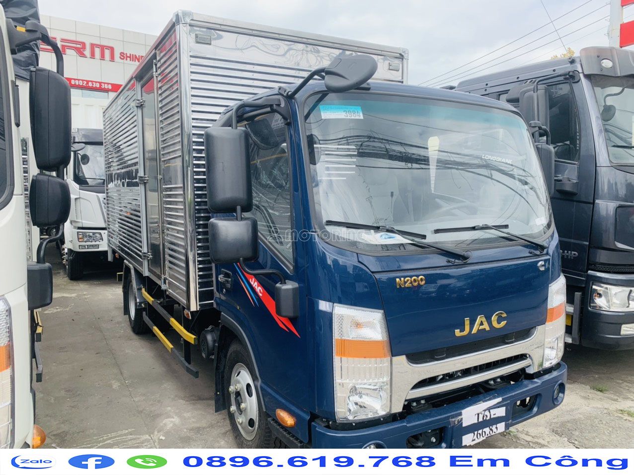 JAC N200S 1 tấn 9 thùng bạt 4m4