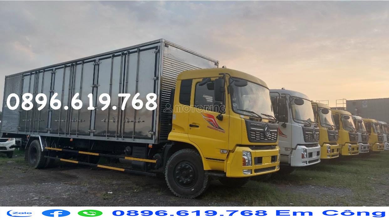 Dongfeng hoàng huy 8 tấn thùng kín dài 9m7